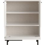 L'occi Concept Leena Mutfak Dolabı Mikrodalga 3 Kapaklı Metal Ayaklı Beyaz LA8A-W - Görsel 4