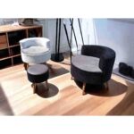 Beylerbeyi Çay Seti Ikili Koltuk Berjer ve Puf Takımı (Salon, Balkon, Ofis) 3 Lü Takım