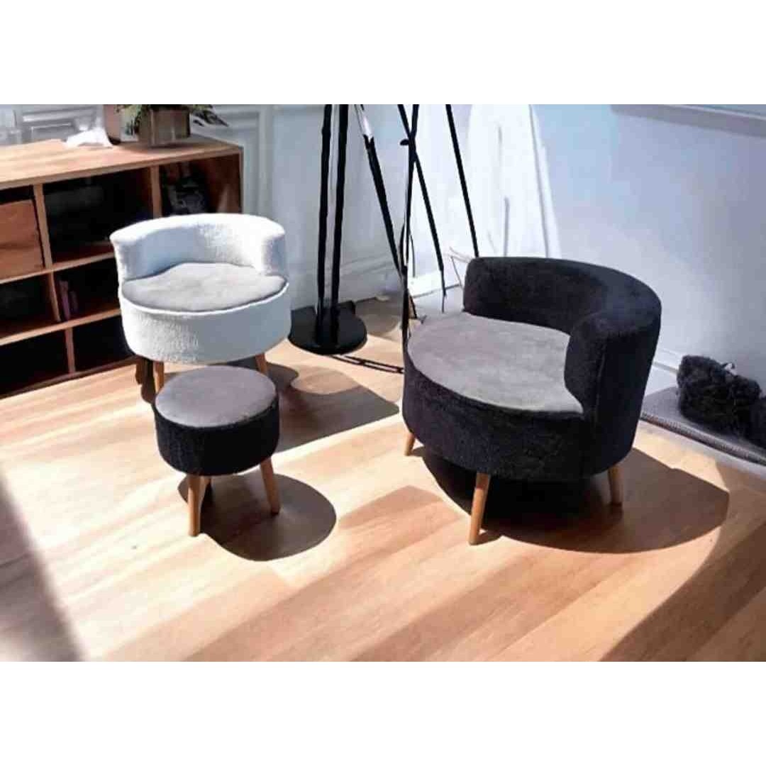 110000567599849.jpg Beylerbeyi Çay Seti Ikili Koltuk Berjer ve Puf Takımı (Salon, Balkon, Ofis) 3 Lü Takım - Görsel 1