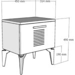 Demonte Dekor Asimo (G) Komidin Antrasit-Beyaz - Görsel 5