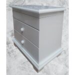 Bengi Ticaret Hobi Adn Dekoratif Makyaj Kutusu 2 Çekmece Ahşap Mdf Beyaz Lake Boya El Yapım - Görsel 3