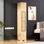 Cantek Dizayn Nora (A) 1 Kapaklı Çok Amaçlı Dolap Safirmeşe-Altın - Görsel 2