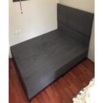 Baza Başlık Çift Kişilik 150X200 Sandıksız Kör Tay Tüyü Kumaş Suntalam El Yapım