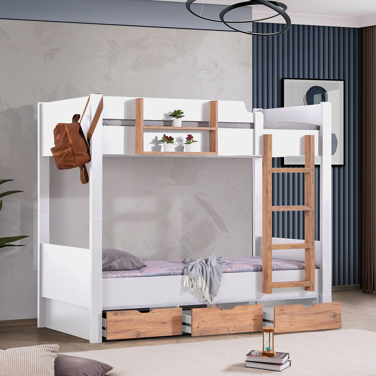 110000580136578.jpg Setay Ranza, Asya Ayrılabilir Çekmeceli Ranza - Görsel 1