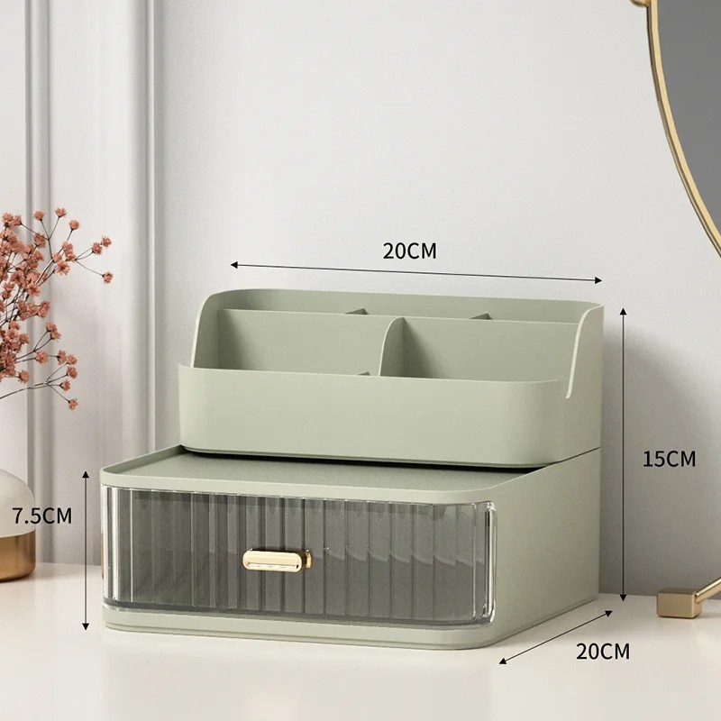 110000584777453.jpg Cici Bears Kozmetik Kutusu Şeffaf Mücevher Çekmecesi Storage Boxs Işlevsel Necklace Earrings Travel Kozmetik Parçacıkları (Yurt Dışından) - Görsel 1