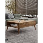 Regisan Orta Sehpa Masa Salon Sehpası Lüx Model 90X50X33 Atlantik Çam