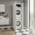 Rosepal Mobilya Rosepal  Mobilya Savana Çamaşır Makinesi ve Kurutma Makinesi Dolabı - Görsel 2