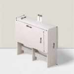 Ankara Orman Ürünleri Pratik Katlanır Mutfak Yemek Çalışma Masası - 6 Kişilik - %100 Mdf - Görsel 4