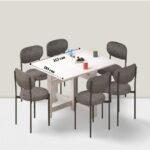 Ankara Orman Ürünleri Pratik Katlanır Mutfak Yemek Çalışma Masası - 6 Kişilik - %100 Mdf - Görsel 5