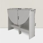 Ankara Orman Ürünleri Pratik Katlanır - Açılır Kapanır Yuvarlak Mutfak Yemek Çalışma Masası - 6 Kişilik - %100 Mdf - Görsel 4