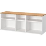 IKEA Skruvby Tv Sehpası, Beyaz Renk Meridyendukkan 156X38X60 Cm, Televizyon Ünitesi