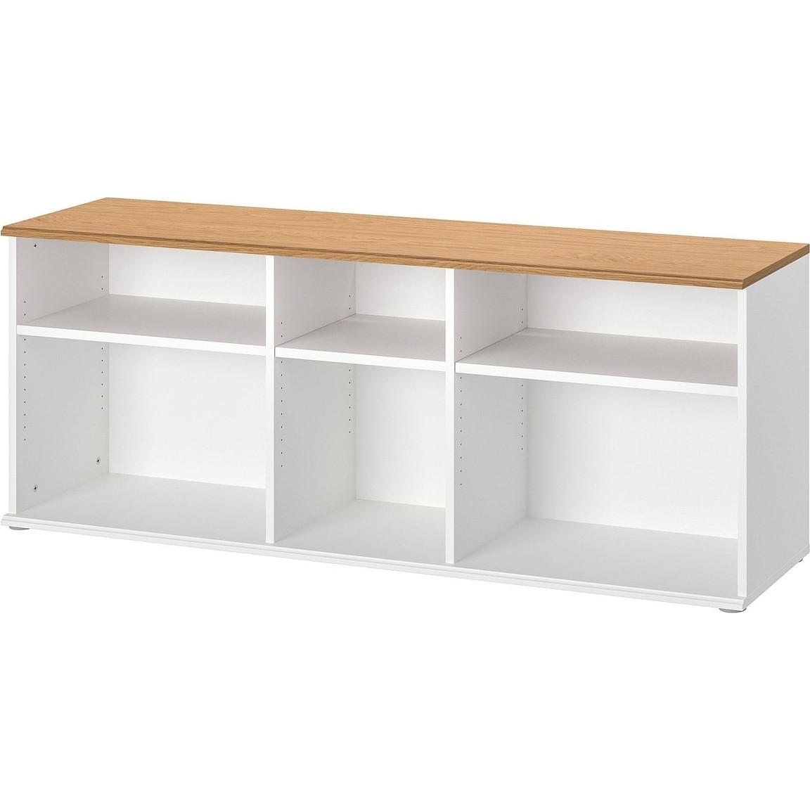 110000602221192.jpg IKEA Skruvby Tv Sehpası, Beyaz Renk Meridyendukkan 156X38X60 Cm, Televizyon Ünitesi - Görsel 1