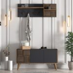 Variant Mobilya Variant Siena Portmanto - Ceviz / Antrasit