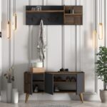 Variant Mobilya Variant Siena Portmanto - Ceviz / Antrasit - Görsel 2