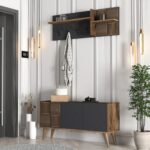 Variant Mobilya Variant Siena Portmanto - Ceviz / Antrasit - Görsel 3