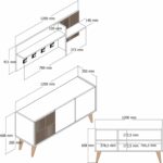 Variant Mobilya Variant Siena Portmanto - Ceviz / Antrasit - Görsel 5