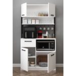 Avm Park Ervin Çok Amaçlı Airfry Dolabı Kahve Köşesi Beyaz - Görsel 3