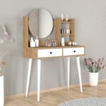 Roewood Efsane Makyaj Masası Ahşap - Görsel 4