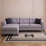 Eymense Cemre Çekyatlı Yataklı Keten Köşe Koltuk Takımı