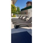 Peronline Brezza Royal Rattan Bahçe Havuz Şezlong Kahverengi 4 Adet - Görsel 2