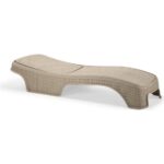 Peronline Brezza Royal Rattan Bahçe Havuz Şezlong Cappuccino 2 Adet - Görsel 2