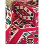 Balban Ticaret Şark Köşe Takımı Boş Tasarım Anadolu Kırmızı - Görsel 4