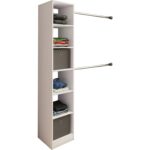 T Designo Alara Açık Giyinme Dolabı - Gardırop Beyaz 150 cm - Görsel 4