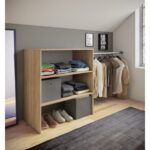 T Designo Alaz Giyinme Dolabı - Çok Amaçlı Dolap - Gardırop 180 cm Açık Giyinme Dolabı - Görsel 2