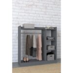 T Designo Ala Giyinme Dolabı - Çok Amaçlı Dolap - Gardırop 120 cm Açık Giyinme Dolabı