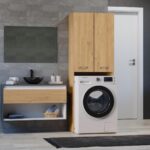 T Designo Ruken  Banyo Dolabı-Çok Amaçlı-Çamaşır Makinesi Dolabı