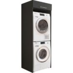 T Designo Hane Banyo Dolabı-Çok Amaçlı-Çamaşır Makinesi Dolabı Beyaz - Görsel 3