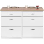 T Designo Şans Mutfak Adası 6 Çekmeceli Alt Modül 100 cm Tezgah Dahil - Görsel 2