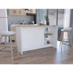 T Designo Bengi Mutfak Adası - ANTRASIT-150 Cm-Oturma Alanlı-Masa