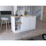 T Designo Bengi Mutfak Adası - ANTRASIT-150 Cm-Oturma Alanlı-Masa - Görsel 2