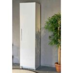 T Designo Çok Amaçlı 90 Derece Açılabilir 2 Kapaklı Kiler Erzak Mutfak Dolabı-45 cm - Görsel 2