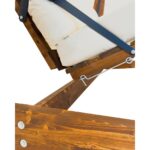 Aida Swings Viva  2200 Krem Üç Kişilik Ahşap Dış Mekan, Bahçe, Balkon ve Teras Salıncağı - Görsel 4