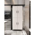 ESMOPA MOBİLYA Çok Amaçlı Dolap, Kiler Dolabı, Fırın Dolabı, Mikro Dalga Dolap, Banyo Dolap, Ayakkabılık, Balkon Dolap, oyuncak dolabı - Görsel 2