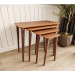 Bahçe Kadın Girişimci Kooperatifi Bahçe  Kadın Girişimci Kooperatifi Kadın Girişimci ve Üretim Kooperatifi Ahşap 4'lü Zigon Sehpa - Görsel 2