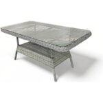 Monalin Home Garden I Loft 5'Li Oturma Takımı (Gri) I Rattan El Örgüsü Bahçe Mobilyası - Görsel 6