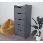 Lodos 5 Çekmeceli Antrasit Şifonyer - Görsel 2