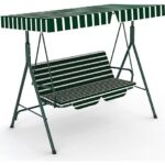 Ege Gölgelikli Bahçe Balkon Teras Salıncak Yeşil - Görsel 2