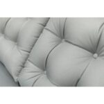 Viranze Ahşap Belek Swing 3 Kişilik Ahşap Dış Mekan Bahçe Balkon ve Teras Salıncağı Gri - Görsel 5