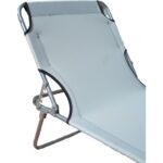 Ecm Proger -Sırt ayarlı katlanabilir kademeli şezlong - Gri - Görsel 3