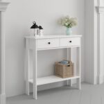 Luvia Mobilya Çift Çekmeceli Beyaz Dresuar - Görsel 2