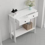 Luvia Mobilya Çift Çekmeceli Beyaz Dresuar - Görsel 3