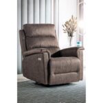 Niron Tesla TV Koltuğu Elektrikli Multi Fonksiyonel Baba Koltuğu Sallanan Dönen ve Yatan Koltuk Özel Nubuk Kumaş