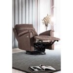 Niron Tesla TV Koltuğu Elektrikli Multi Fonksiyonel Baba Koltuğu Sallanan Dönen ve Yatan Koltuk Özel Nubuk Kumaş - Görsel 3