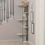 Lagomood Feza Köşe Kitaplık Beyaz