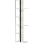 Lagomood Feza Köşe Kitaplık Beyaz - Görsel 3