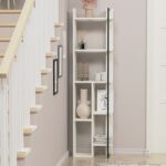 Lagomood Sembol Köşe Kitaplık Beyaz - Görsel 2